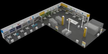 机器人展设计效果图出炉,速来围观晶科微电子